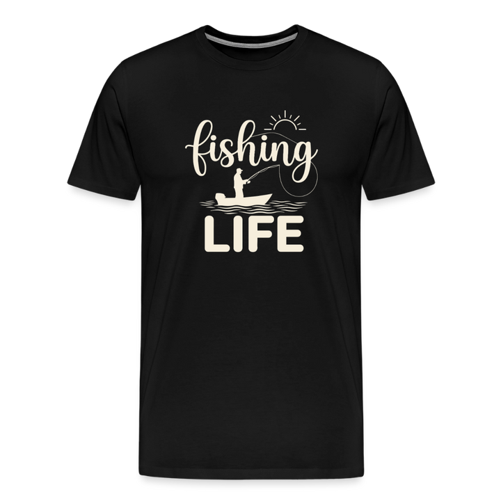 Fishing LIFE T-Shirt - Black