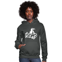 Load image into Gallery viewer, Stick a Hoodie in It – No Forks Women&#39;s Edition - asphalt
