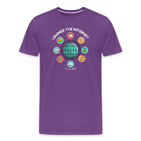 Load image into Gallery viewer, XL SEO Guru: &#39;I Ruined the Internet, I&#39;m an SEO&#39; – Men&#39;s Premium Tee for XL and Up - purple
