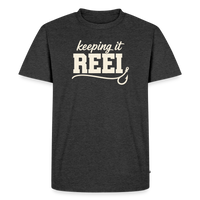 Load image into Gallery viewer, Keeping It REEL T-Shirt - Heather Anthracite

