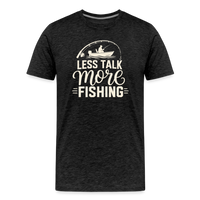 Load image into Gallery viewer, LESS TALK More Fishing T-Shirt - Charcoal Grey

