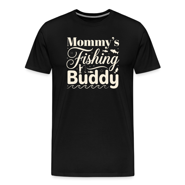 Mommy's Fishing Buddy T-Shirt - Black