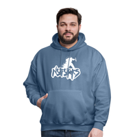 Load image into Gallery viewer, Fork Off! – The No Forks Official Men&#39;s Hoodie - denim blue
