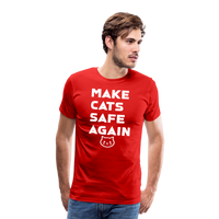 Load image into Gallery viewer, Make Dogs Safe Again&quot; Premium Tee – Stand Up for Our Furry Friends! - red
