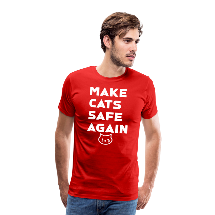 Make Dogs Safe Again" Premium Tee – Stand Up for Our Furry Friends! - red