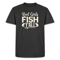 Load image into Gallery viewer, Reel Girls FISH T-Shirt - Heather Anthracite
