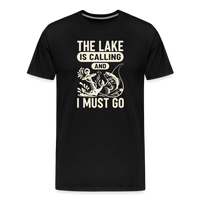 Load image into Gallery viewer, The Lake Is Calling And I Must Go T-Shirt - Black
