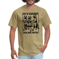 Load image into Gallery viewer, “Get in scavenger, we’re thrifting-raccoons”-Unisex Classic T-Shirt - khaki
