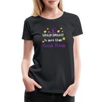 Load image into Gallery viewer, “Speech Therapy is more than Hocus Pocus”-Women’s Premium T-Shirt - black
