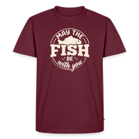 Load image into Gallery viewer, May The Fish Be With You T-Shirt - Burgundy

