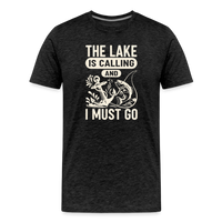 Load image into Gallery viewer, The Lake Is Calling And I Must Go T-Shirt - Charcoal Grey
