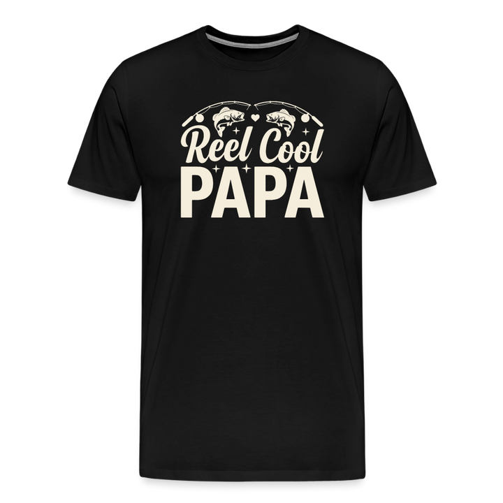Reel Cool PAPA T-Shirt - Black