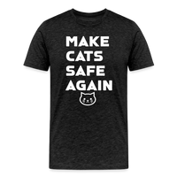 Load image into Gallery viewer, Make Dogs Safe Again&quot; Premium Tee – Stand Up for Our Furry Friends! - charcoal grey
