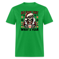 Load image into Gallery viewer, “Ho ho holy shit-What a year”-Unisex Classic T-Shirt - bright green
