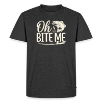 Load image into Gallery viewer, Oh's BITE ME T-Shirt - Heather Anthracite
