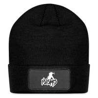 Load image into Gallery viewer, Fork the Cold – No Forks Beanie - black
