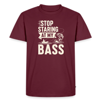 Load image into Gallery viewer, Stop Staring at My Bass T-Shirt - Burgundy
