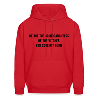 Load image into Gallery viewer, “We are the granddaughters of the witches you couldn’t burn”-Hoodie - red
