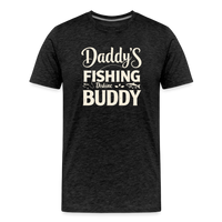 Load image into Gallery viewer, Daddys Fishing Dishine Buddy T-Shirt - Charcoal Grey
