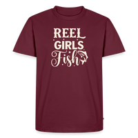 Load image into Gallery viewer, REEL Girls Fish T-Shirt - Burgundy
