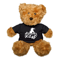 Load image into Gallery viewer, Punk &amp; Plush – No Forks Teddy Bear - black
