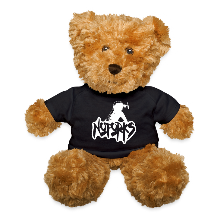 Punk & Plush – No Forks Teddy Bear - black