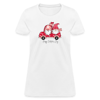 Load image into Gallery viewer, “Happy Valentine’s Day- Gnomes”-Women&#39;s T-Shirt - white
