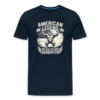 Load image into Gallery viewer, American Legend No Pain No Gain Sasquatch T-Shirt - Deep Navy
