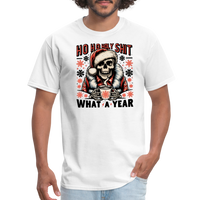 Load image into Gallery viewer, “Ho ho holy shit-What a year”-Unisex Classic T-Shirt - white
