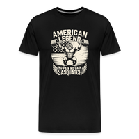 Load image into Gallery viewer, American Legend No Pain No Gain Sasquatch T-Shirt - Black
