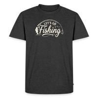 Load image into Gallery viewer, Let's GO Fishing T-Shirt - Heather Anthracite
