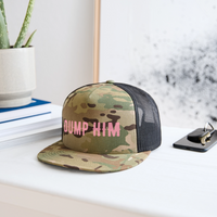 Load image into Gallery viewer, “Dump Him”-Trucker Hat - MultiCam\black

