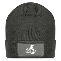 Load image into Gallery viewer, Fork the Cold – No Forks Beanie - charcoal grey
