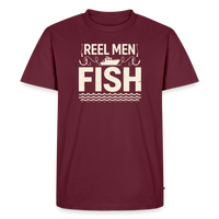 Load image into Gallery viewer, REEL MEN, FISH T-Shirt - Burgundy
