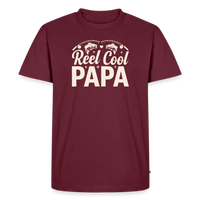 Load image into Gallery viewer, Reel Cool PAPA T-Shirt - Burgundy

