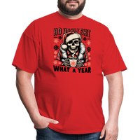 Load image into Gallery viewer, “Ho ho holy shit-What a year”-Unisex Classic T-Shirt - red
