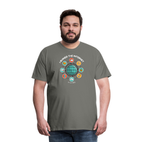 Load image into Gallery viewer, XL SEO Guru: &#39;I Ruined the Internet, I&#39;m an SEO&#39; – Men&#39;s Premium Tee for XL and Up - asphalt gray
