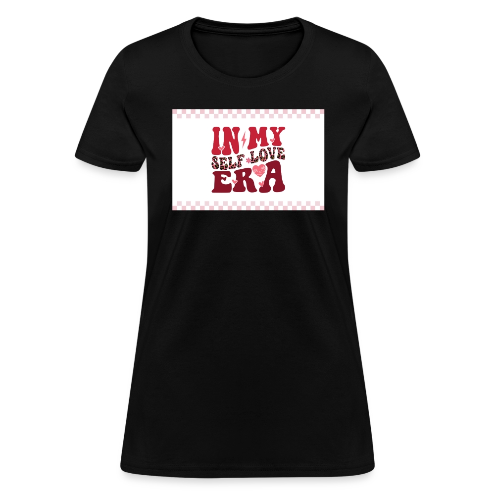 “In My Self Love Era”-Women's T-Shirt - black