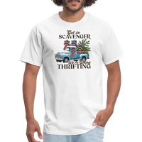 Load image into Gallery viewer, “Get in scavenger, we’re going thrifting”-Unisex Classic T-Shirt - white

