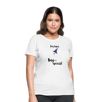 Load image into Gallery viewer, “You Have Boo-tiful Speech!”-Women&#39;s T-Shirt - white
