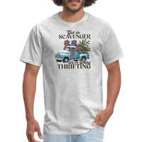 Load image into Gallery viewer, “Get in scavenger, we’re going thrifting”-Unisex Classic T-Shirt - heather gray
