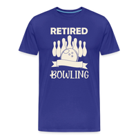 Load image into Gallery viewer, Retired Gone Bowling T-Shirt - Royal Blue
