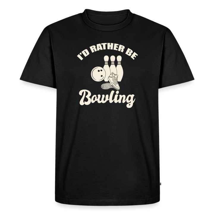 I'd Rather Be Bowling T-Shirt - Black