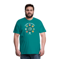 Load image into Gallery viewer, XL SEO Guru: &#39;I Ruined the Internet, I&#39;m an SEO&#39; – Men&#39;s Premium Tee for XL and Up - teal
