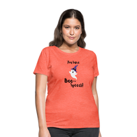 Load image into Gallery viewer, “You Have Boo-tiful Speech!”-Women&#39;s T-Shirt - heather coral
