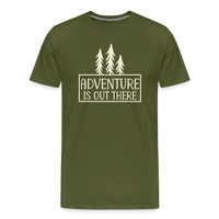 Load image into Gallery viewer, Adventure Is Out There T-Shirt - Olive Green
