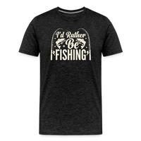 Load image into Gallery viewer, I'd Rather Fishing T-Shirt - Charcoal Grey
