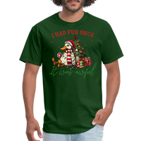 Load image into Gallery viewer, “I had fun once, it was awful”-Unisex Classic T-Shirt - forest green
