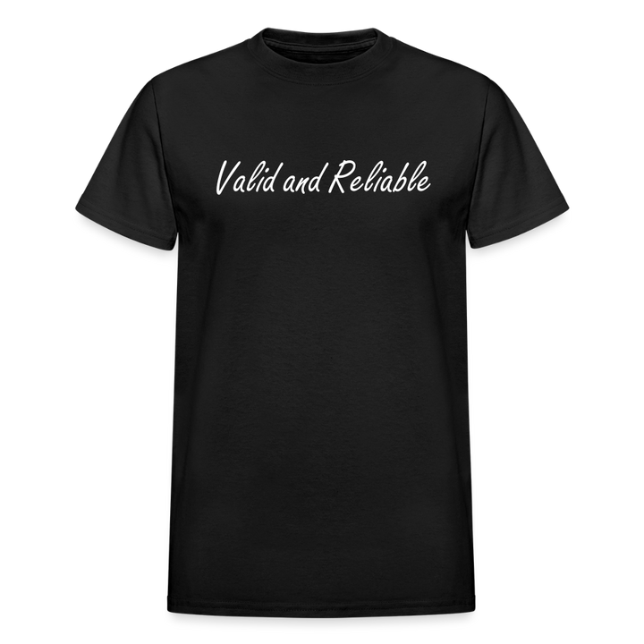 Valid and Reliable - black