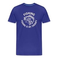 Load image into Gallery viewer, Fishing Is My Therapy T-Shirt - Royal Blue
